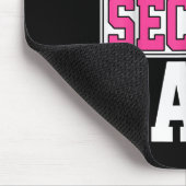 Baseball Player Breast Cancer Awaren der zweiten B Mousepad (Ecke)
