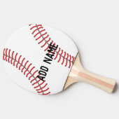 Baseball Player Coach - kühne moderne Zeichn Tischtennis Schläger (Seitenansicht)