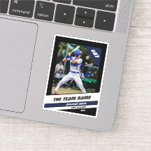 Baseball Player Custom Gift Schwarz-weiß Blue
