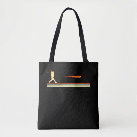 Baseball Player Daugher Funny Softball Batter Girl Tasche (Vorderseite)