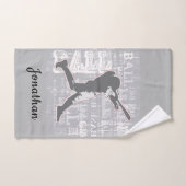 Baseball Player Design Badetuch Set (Handtuch)