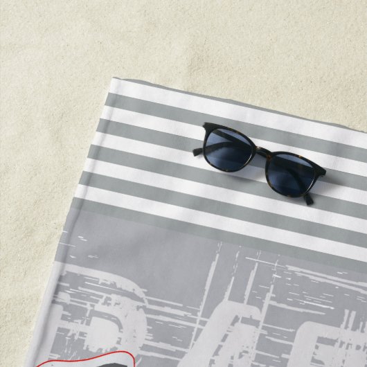 Baseball Player Design Beach Handtuch (Beispiel)