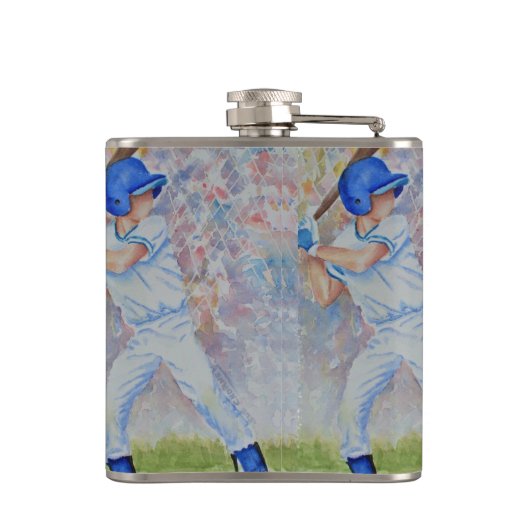 Baseball Player Flachmann (Rückseite)