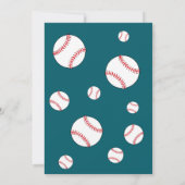 Baseball Player Foto Vielen Dank Coach Card Dankeskarte (Rückseite)