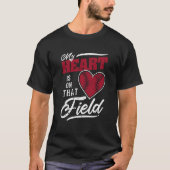 Baseball Player Funny Sport Liebe Mein Herz T-Shirt (Vorderseite)