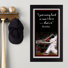 Baseball-Player-Grafik Poster