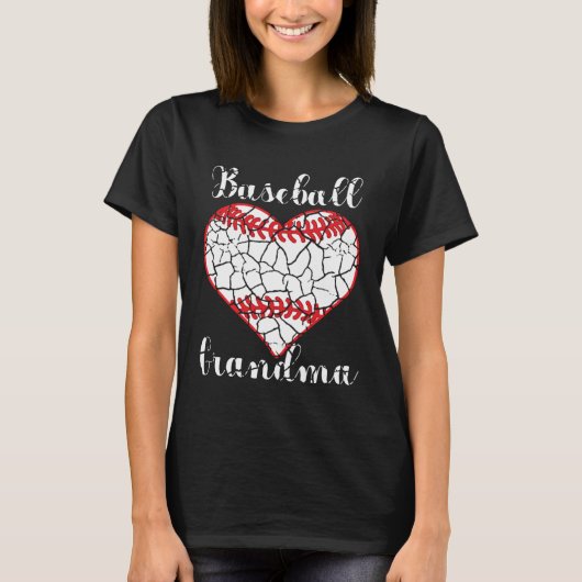 Baseball Player Grandmother Baseball Grandma T-Shirt (Vorderseite)