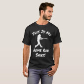 Baseball Player Homerun T-Shirt (Vorne ganz)