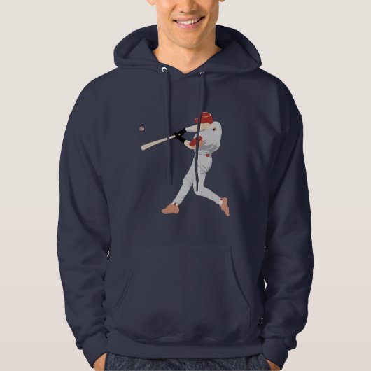 Baseball Player Hoodie (Vorderseite)