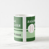 Baseball Player Kaffeetasse (Mittel)