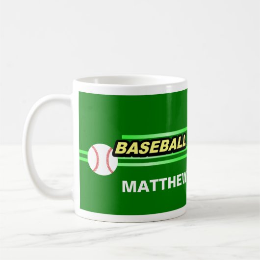 Baseball Player Kaffeetasse (Links)