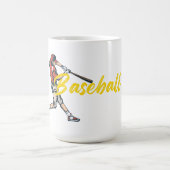 Baseball Player Kaffeetasse (Mittel)