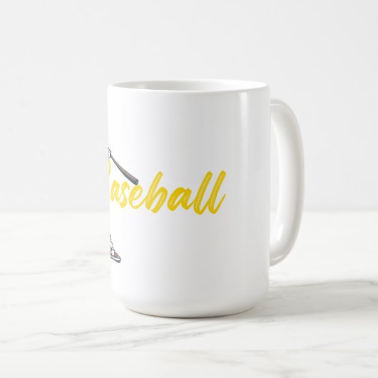 Baseball Player Kaffeetasse (VorderseiteRechts)