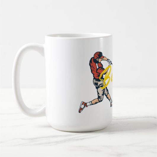Baseball Player Kaffeetasse (Links)