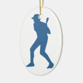 BASEBALL PLAYER KERAMIKORNAMENT (Links)
