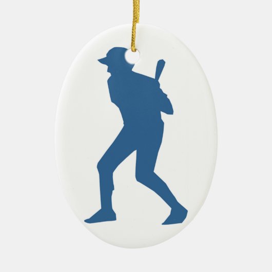 BASEBALL PLAYER KERAMIKORNAMENT (Vorne)