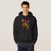 Baseball Player Lion  Pitcher Catcher Baseball Coa Hoodie (Vorne ganz)