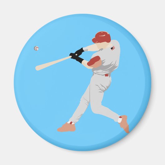 Baseball Player Magnet (Vorne)
