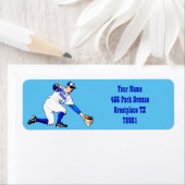 Baseball-Player mit Ihrem Namen oder Monogram-Rück (Insitu)