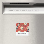 "Baseball Player Motivation Magnet (In Situ (Geschirrspüler))
