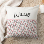 Baseball Player NAME Sports Balls Player Spaß Kissen (Decke)