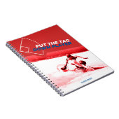Baseball-Player-Notebook Notizblock (Rechte Seite)