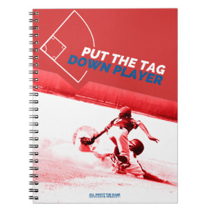 Baseball-Player-Notebook Notizblock