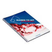 Baseball-Player-Notebook Notizblock (Rechte Seite)