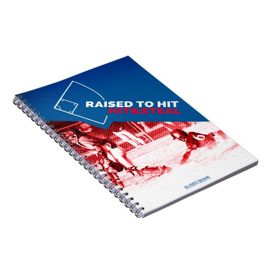 Baseball-Player-Notebook Notizblock (Rechte Seite)