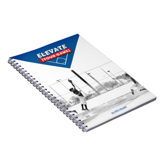 Baseball-Player-Notebook Notizblock (Rechte Seite)