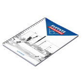 Baseball-Player-Notebook Notizblock (Linke Seite)