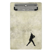 Baseball Player Personal Team Mini Klemmbrett (Vorderseite)