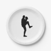 Baseball Player Pitcher Pappteller (Vorderseite)