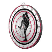 Baseball Player Pitcher Windup Dartscheibe (Vorderseite rechts)