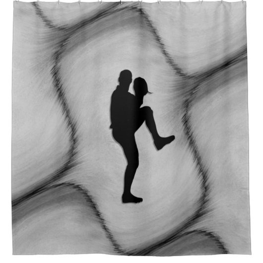 Baseball Player Pitcher Windup Duschvorhang (Vorderseite)