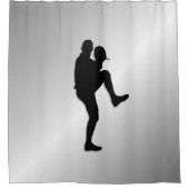 Baseball Player Pitcher Windup Duschvorhang (Vorderseite)