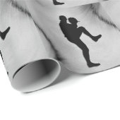 Baseball Player Pitcher Windup Geschenkpapier (Rolleneckpunkt)
