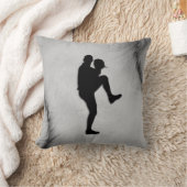 Baseball Player Pitcher Windup Kissen (Decke)