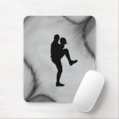 Baseball Player Pitcher Windup Mousepad (Mit Mouse)