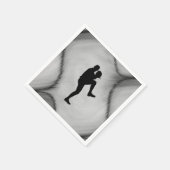 Baseball Player Pitcher Windup Serviette (Ecke)