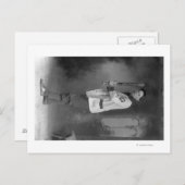 Baseball Player Portrait Holding Bat Postkarte (Vorne/Hinten)