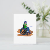 Baseball Player Postkarte (Stehend Vorderseite)