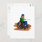 Baseball Player Postkarte (Vorne/Hinten)