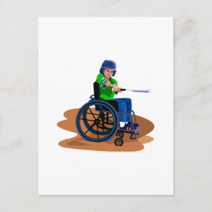 Baseball Player Postkarte