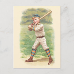 Baseball Player Postkarte