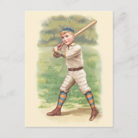 Baseball Player Postkarte (Vorderseite)