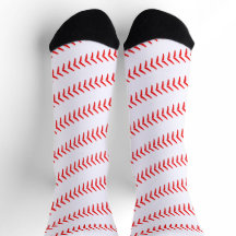 Baseball Player Red Laces Spiral Fun Sport