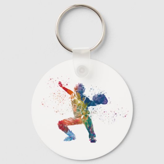 baseball player schlüsselanhänger (Vorderseite)