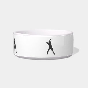Baseball-Player-Silhouette Napf