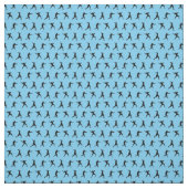 Baseball Player Silhouetten Mini CUSTOM BG FARBE Stoff (Muster)